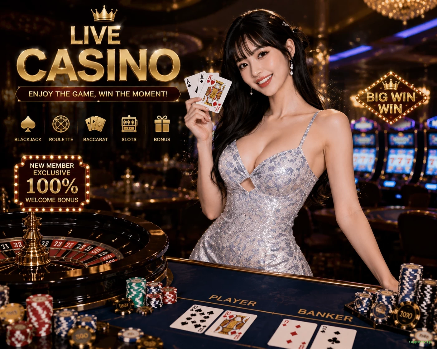 Ikon aplikasi supervip resmi
